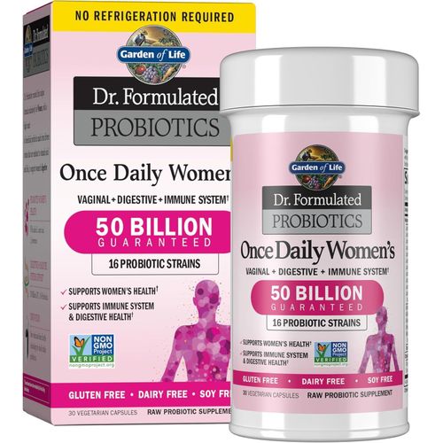 Once Daily Dr. Formulated Probiotics for Women 50 Billion CFU 16 Probiotic Strains 30 Capsules