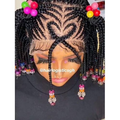 Butterfly Beaded Mini Braids Fantasy