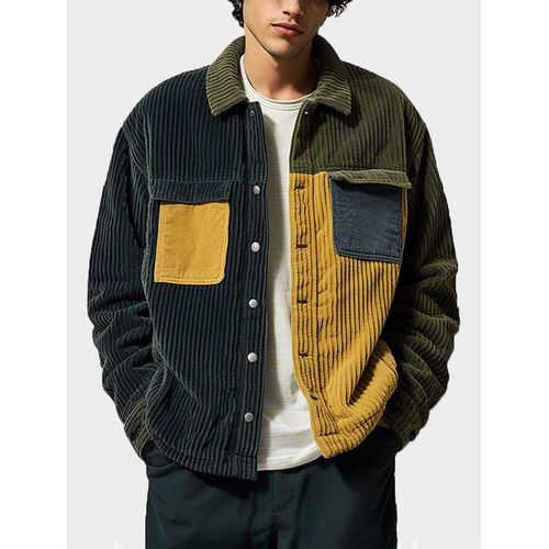 Multicolor corduroy jacket