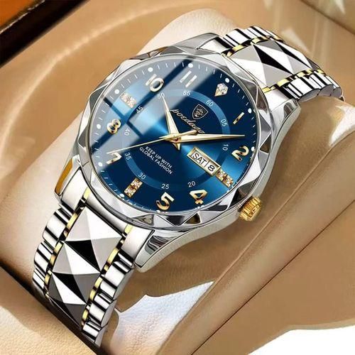 Luxurious Elegance Sophisticated Analogue Silver Designer Wristwatch