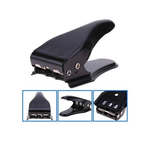 Sim Card Cutter - Standard SIM , Micro SIM & Nano SIM Card Cutter, 3-in-1 Cutting SIM Card Standard to Micro & to Nano Sim Card Cutter, Punch Sim Card Cutter.