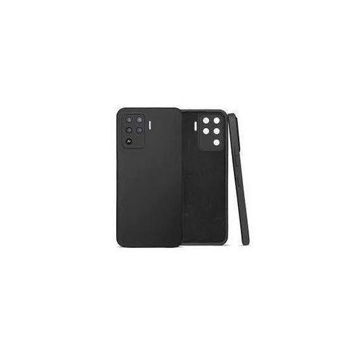 Oppo Reno 5F Classic Minimalist Slim Protective Matte Black Silicone Back Case
