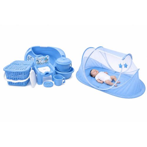 Glorious Baby Bath Set Plus Baby Bed