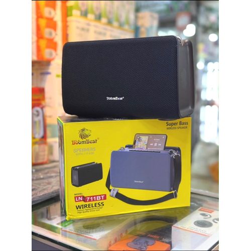 LN-711BT SUPER BASS Wireless Speaker – Deep Bass, Dual Speaker, TWS, FM Radio & USB/TF Support