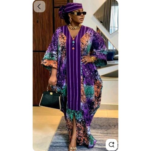 Aso Oke & Adire Bubu Gown