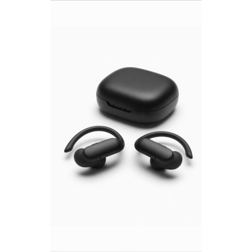 True Wireless Earhooks - Bass Sport Earbuds - Black