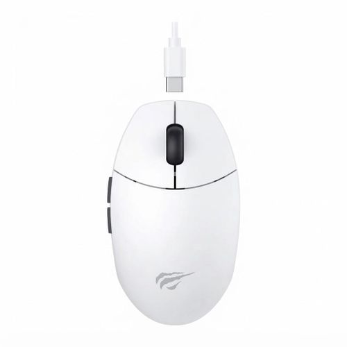 MS1039W Dual-Mode Wireless Gaming Mouse, 7400 DPI Lightweight (52g) with Macro Programming & RGB (Wired + 2.4GHz)