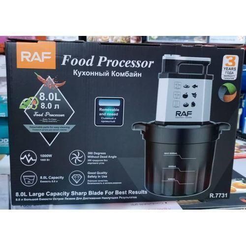RAF purpose 8L Food Processor & Yam Pounder - 1000w