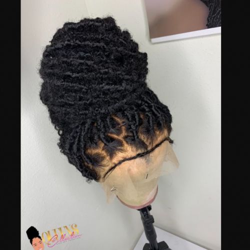 Knotless Dread Box Braided Wig With Frontal 18