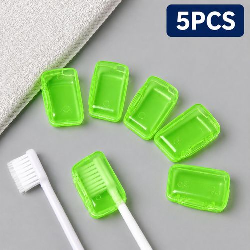 Toothbrush Head Cover – Portable Protective Toothbrush Cap (5 Pieces)