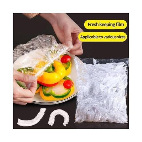 100 Pieces Disposable Elastic Food Cover