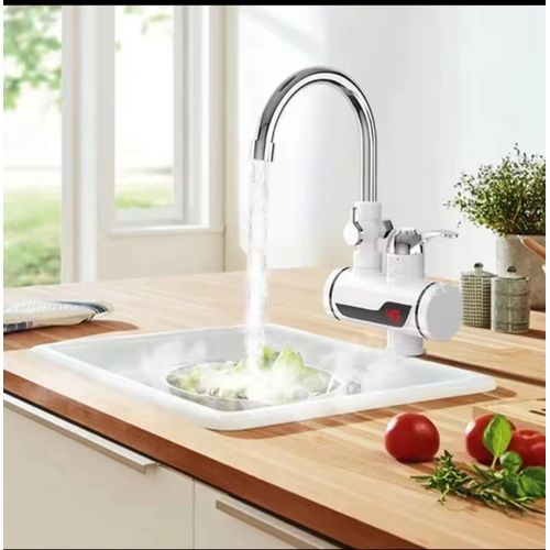 Electric Kitchen Water Heater Tap Instant Hot Water Faucet Fast Water Heater Cold Instantaneous Faucet Tankless Heater Heat