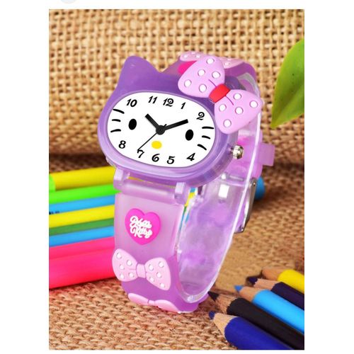 HELLO KITTY UNISEX KID CHILDREN WATCH CARTOON CHARACTER WRISTWATCH FOR BOYS AND GIRLS