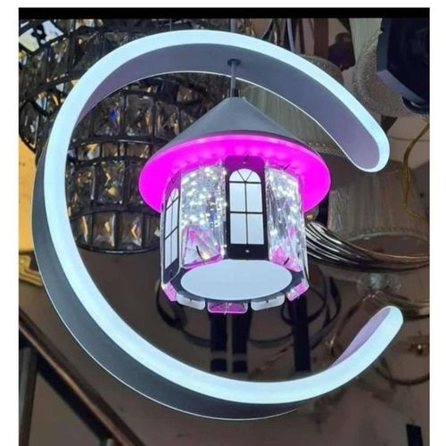 Single pendant dropping chandelier lighting