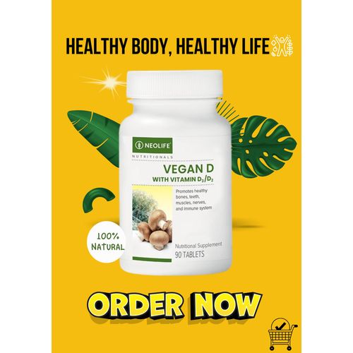 Neolife Vegan D With Vit D³ D² - 90 Tablets