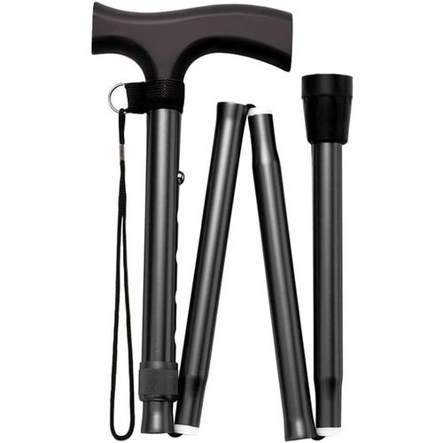 Walking Stick, Adjustable Folding Walking Stick, Crutches, Men's and Women's Portable Crutches, Walking Stick