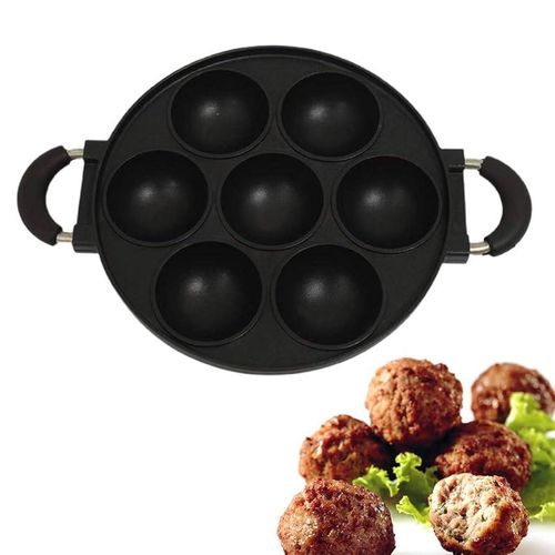 7 Hole Nonstick Cooking Cake Pan Cast Iron