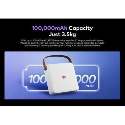 Power-GO 100000mAhh 320Wh LiFePO4 Battery 130W Fast-Charging Type-C Input & Output Laptop Power Bank IESS-320T