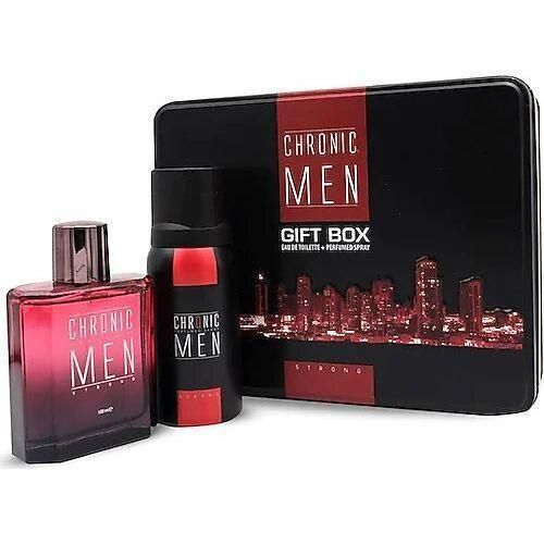 Chronic Men Perfume- EDT-STRONG + Free Body Spray