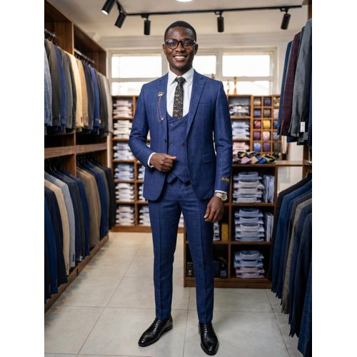Men's 3-Piece Suit – Blue