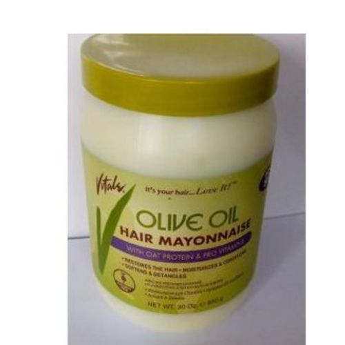 mayonnise with oat Protein Hair mayonnaise treatment for week and danaged hair with black Castor Oil Avocado oil 567g