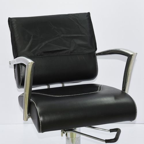 2pcs Hairdressing Barber Chair Back Covers Black 2x