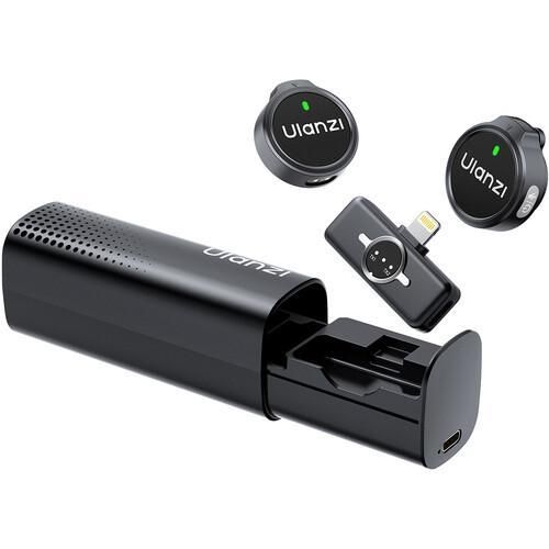 Ulanzi A21 2-Person Wireless Microphone System 2.4 GHz, Lightning