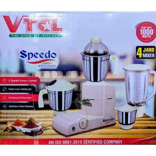 VTCL Heavy Duty Solitaire 4Cups Blender & Grinder 1200 Watts