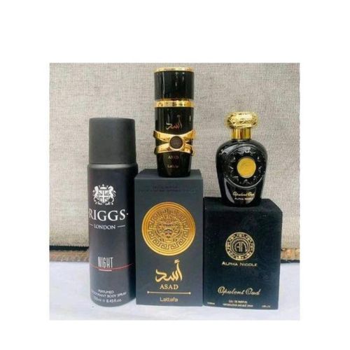 Perfume Combo Fragrance Gift set for men Body spray EDP 3in1 perfume