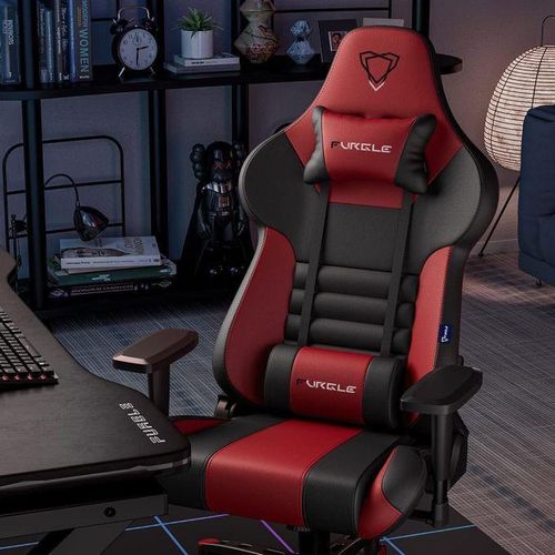 FURGLE Costume Home & Studio Ergonomic Chair (RED&BLACK)