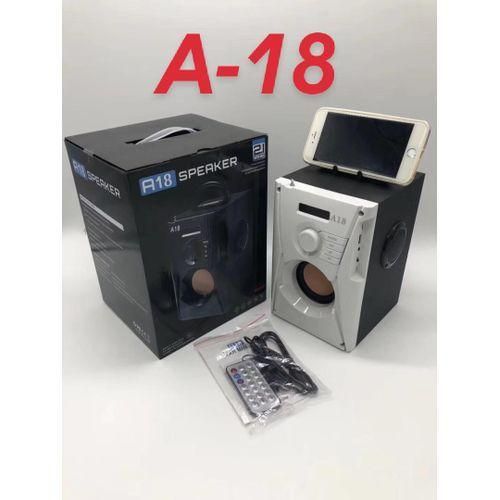 A18 Rechargable Mini Home Theater Bluetooth Fm Speaker(Black)