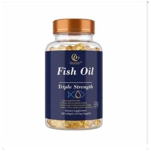 Fish Oil Omega 3 Triple Strength dietary supplement.