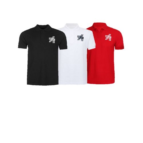Men's Numbered Polos - 3 In 1