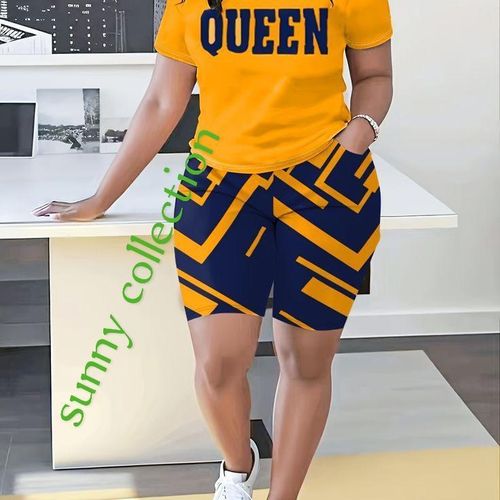 LADY 2 Pieces Up & Down Short