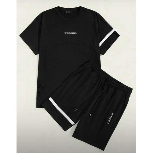 Trendy Black Up And Down Wears PK21