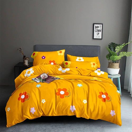 Duvet & Bedsheet Set with Four Pillowcases