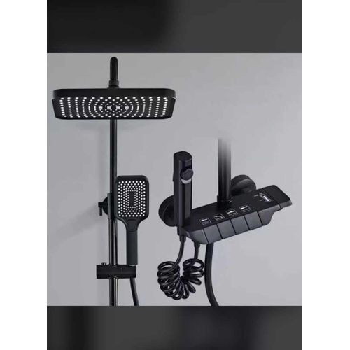 Black piano shower