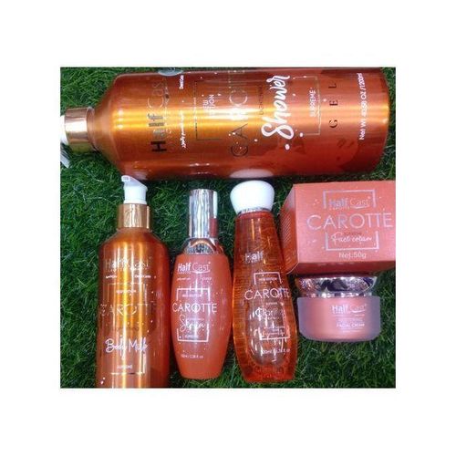 Carotte Body Milk Set (Lotion_450ml +Serum+ Cleanser+face Cream+shower Bath -1200ml)