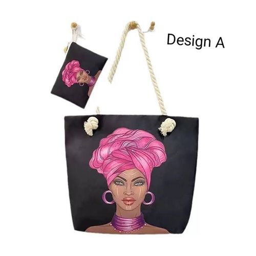 2in1 tote big bag Black