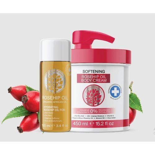 Softening Rosehip Oil Body Cream 450ml 100ml Skin Care Oil
