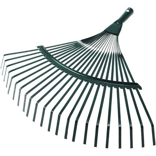 22 Teeth Steel Head Replacement Fan Rake for Garden Lawns Patio & Yards Leaves Leaf Moss
