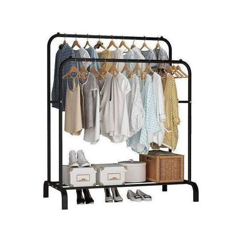 48KG Heavy Duty Double Pole Rack Cloth Hanger