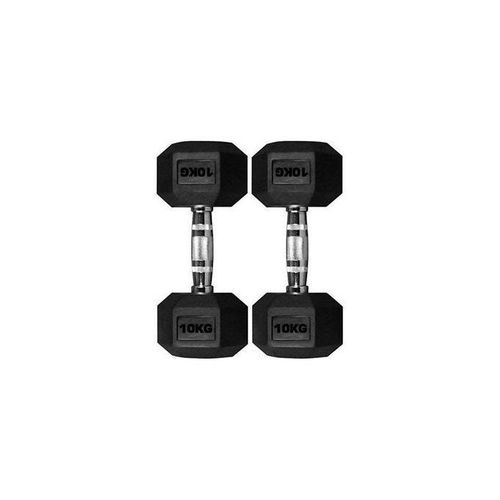 Pair Of 10Kg Hexagonal Dumbell Total Of 20kg