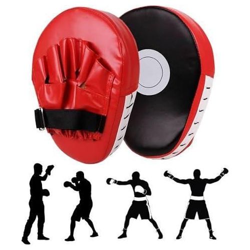 Training Hand Pad Hand Target Boxing Pad for Coaching Strike Practice Karate Red
