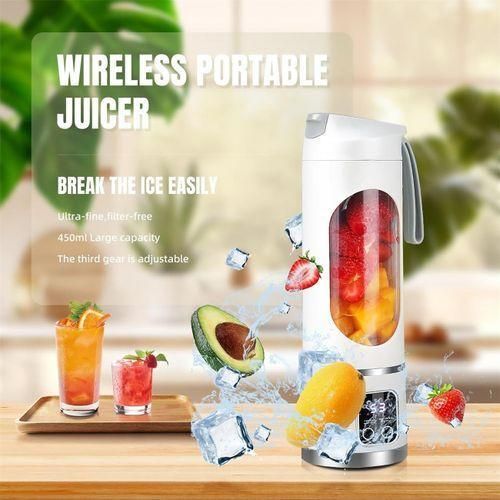 Portable Blender - for Smoothie, Ice Crusher with Digital Display, Portable Mixing Cup, Perfect for Fresh Juicer