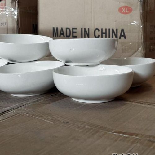 Soup or cereal/ Multipurpose bowl white >> 6 pcs