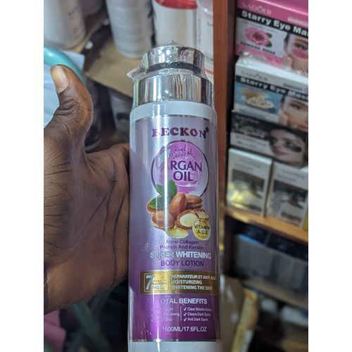 Real Natural Argan Oil Super Whitenin Body Lotion (500ML / 17.6 FL. OZ)