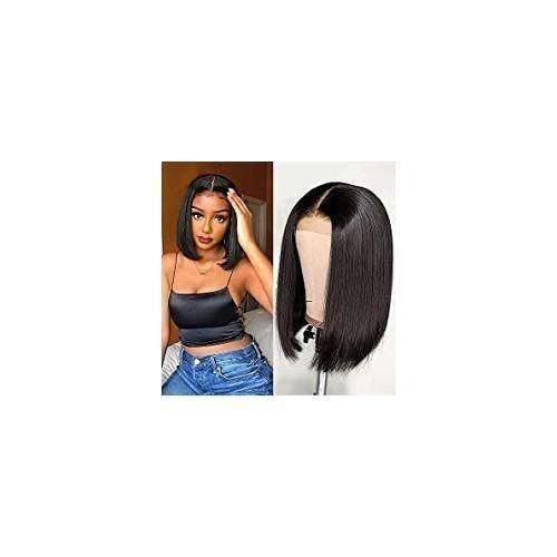Black Friday Awoof Lace Closed Short Bob Straight 3 Bundles with closure For Full Head Fix