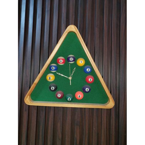 Pool Table Desigin Wall Clock