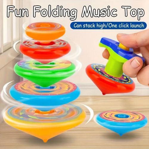 5 Pcs Colorful Spinning Multi-layer Spinning Toy To Play And Battle, 5 Layers Stackable Spinning Toys